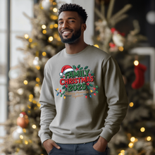 Load image into Gallery viewer, 2025 Family Christmas π Crewneck or Tshirt