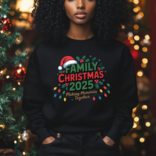 Load image into Gallery viewer, 2025 Family Christmas π Crewneck or Tshirt