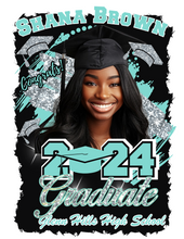 Load image into Gallery viewer, Graduation Tshirt Design Editable in Canva, Graduation T shirt Design, Graduation Tshirt Template, Canva Tshirt Template