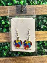Load image into Gallery viewer, Autism Awareness Earrings