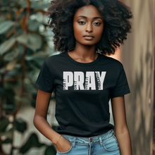 Load image into Gallery viewer, Pray For It, On It, Over It, Through It Minimalist Faith T-Shirt