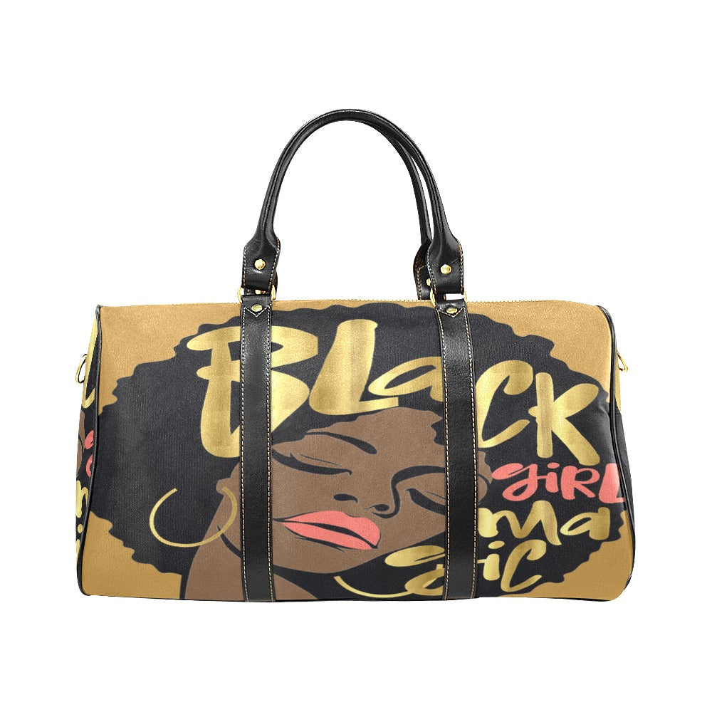 Black girl shop duffle bag