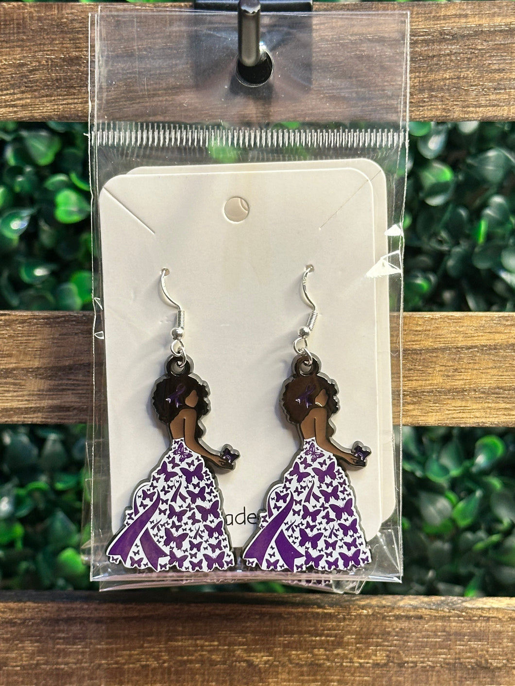 Lupus Warrior Ribbon Earrings