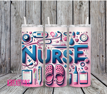 Load image into Gallery viewer, Nurse Tumbler Wrap (Digital Art)
