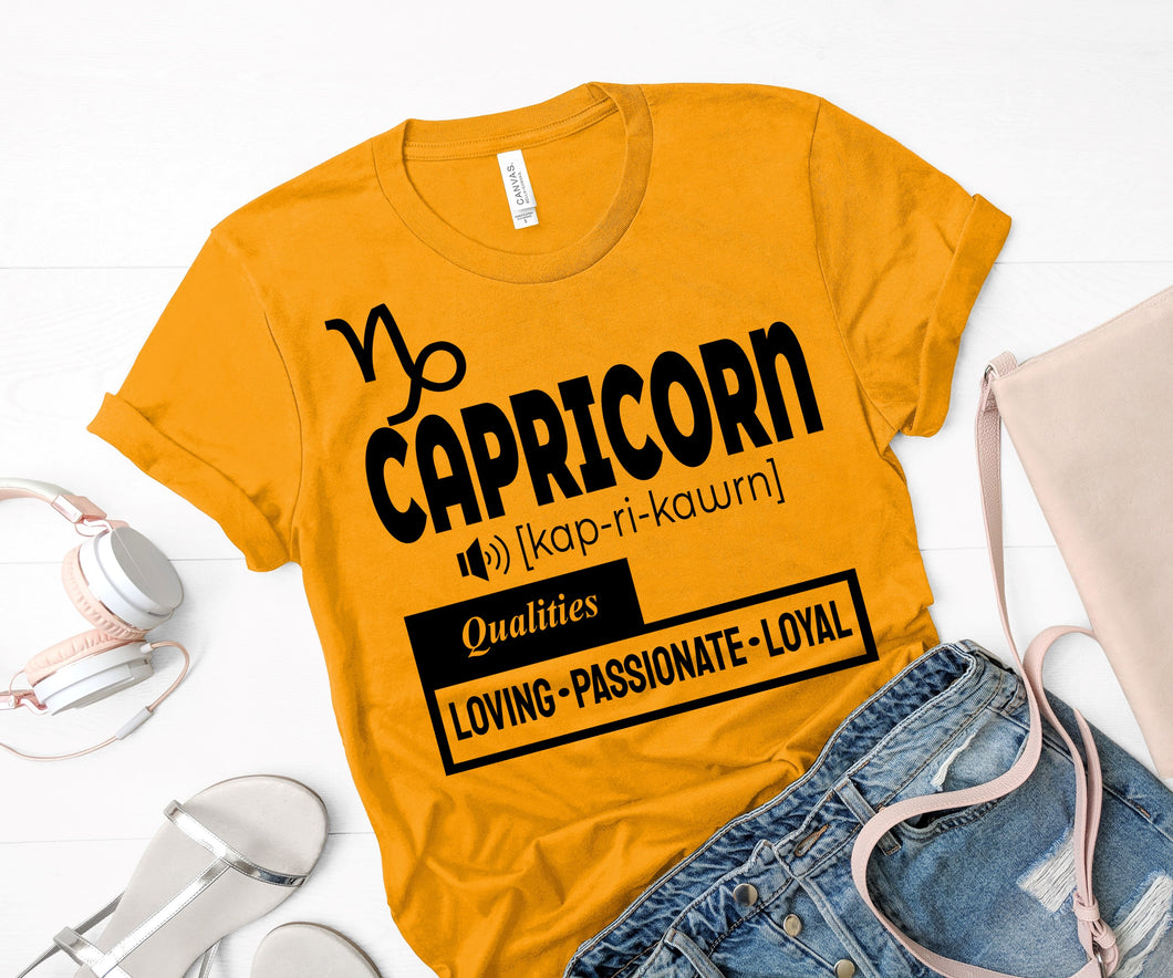 Capicorn T-Shirt, Gift For A Capicorn, Capicorn Apparel