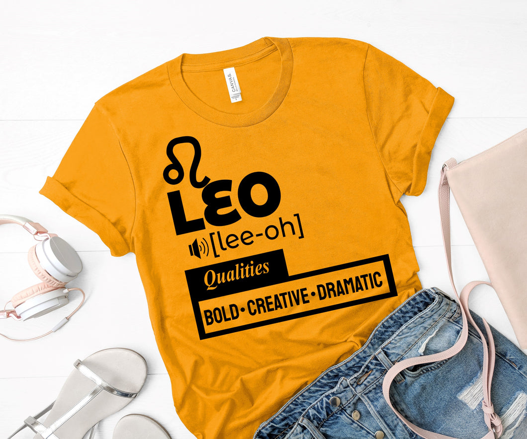 Leo T-Shirt, Gift for a Leo, Leo Apparel