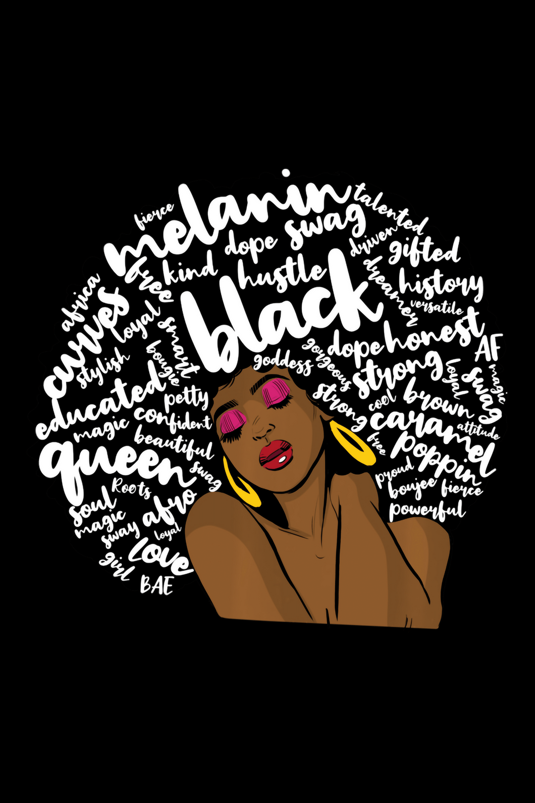 Ready to Press OKI Transfer-Melanin Black Queen