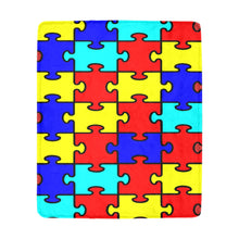 Load image into Gallery viewer, Autism Ultra- Soft Micro Fleece Blanket
