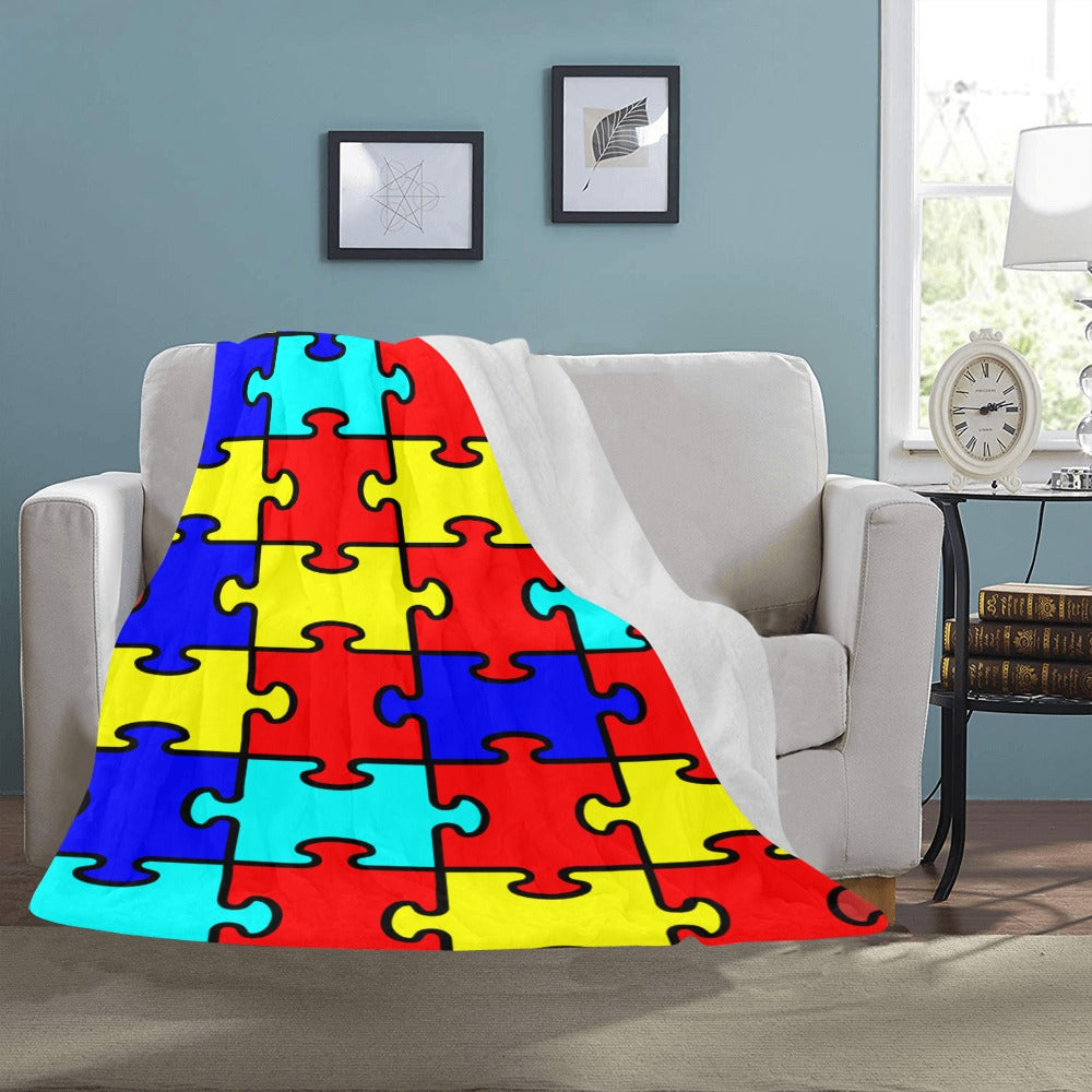 Autism Ultra- Soft Micro Fleece Blanket
