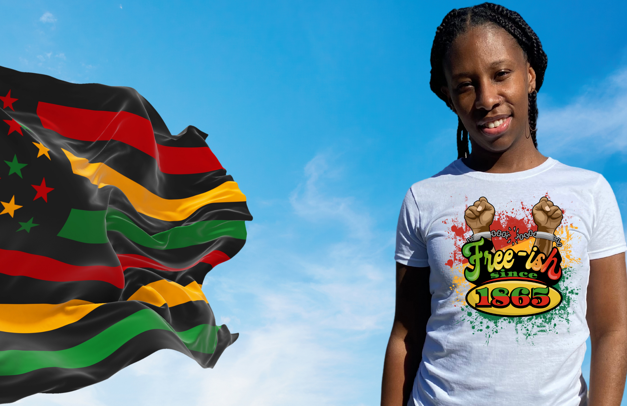 Freeish since 1865 T-shirt – Kreations By Diva Brown