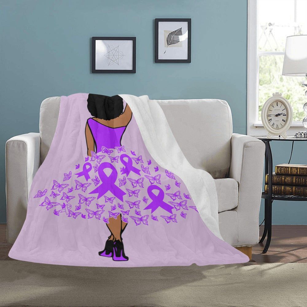 Lupus Warrior Fleece Blanket