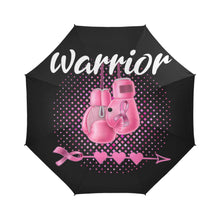 Load image into Gallery viewer, Breast Cancer Warrior Umbrella
